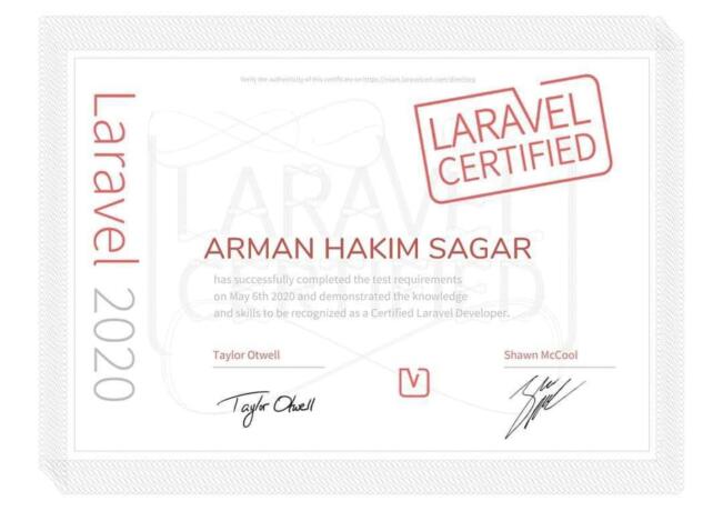 Laravel Certification