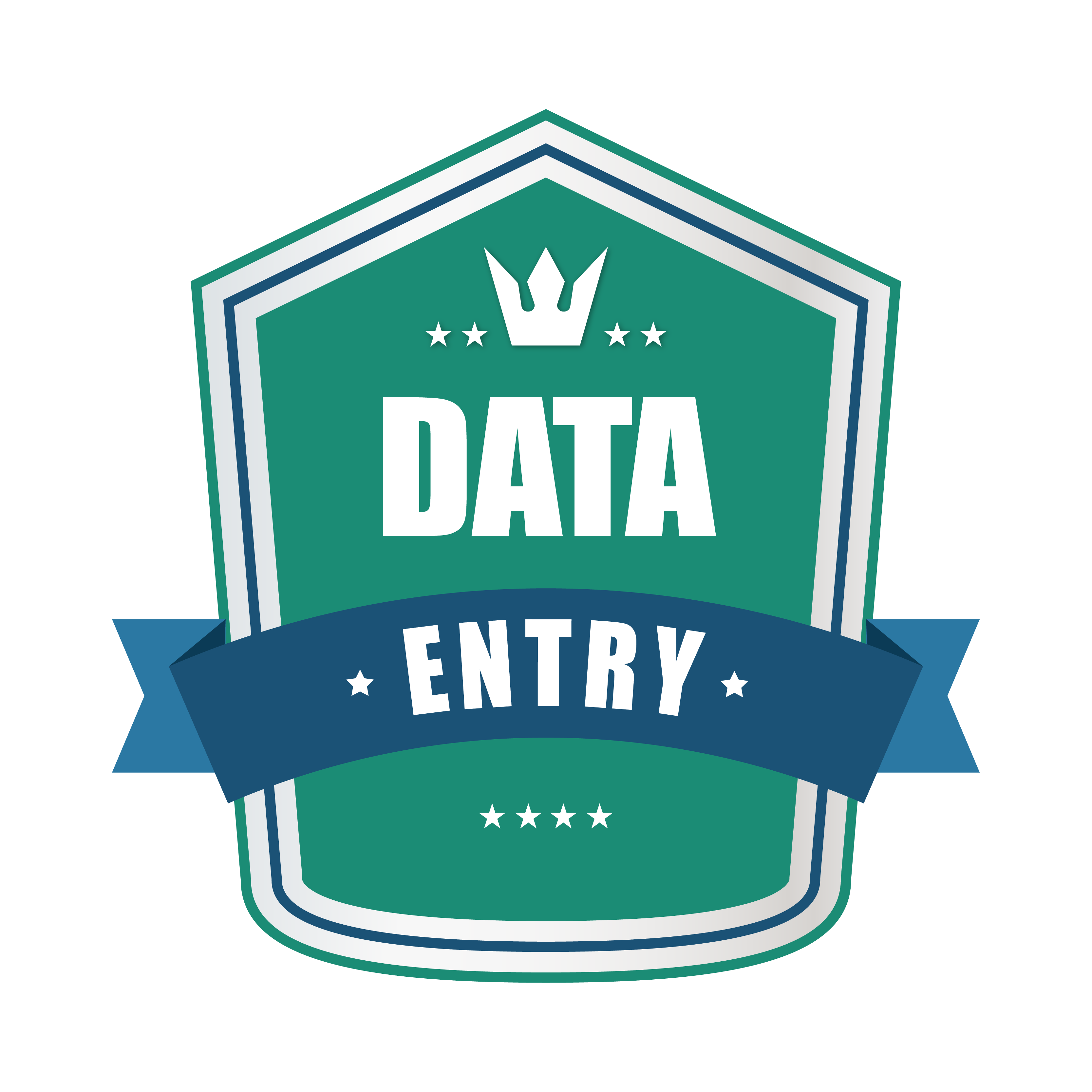 Data entry badge