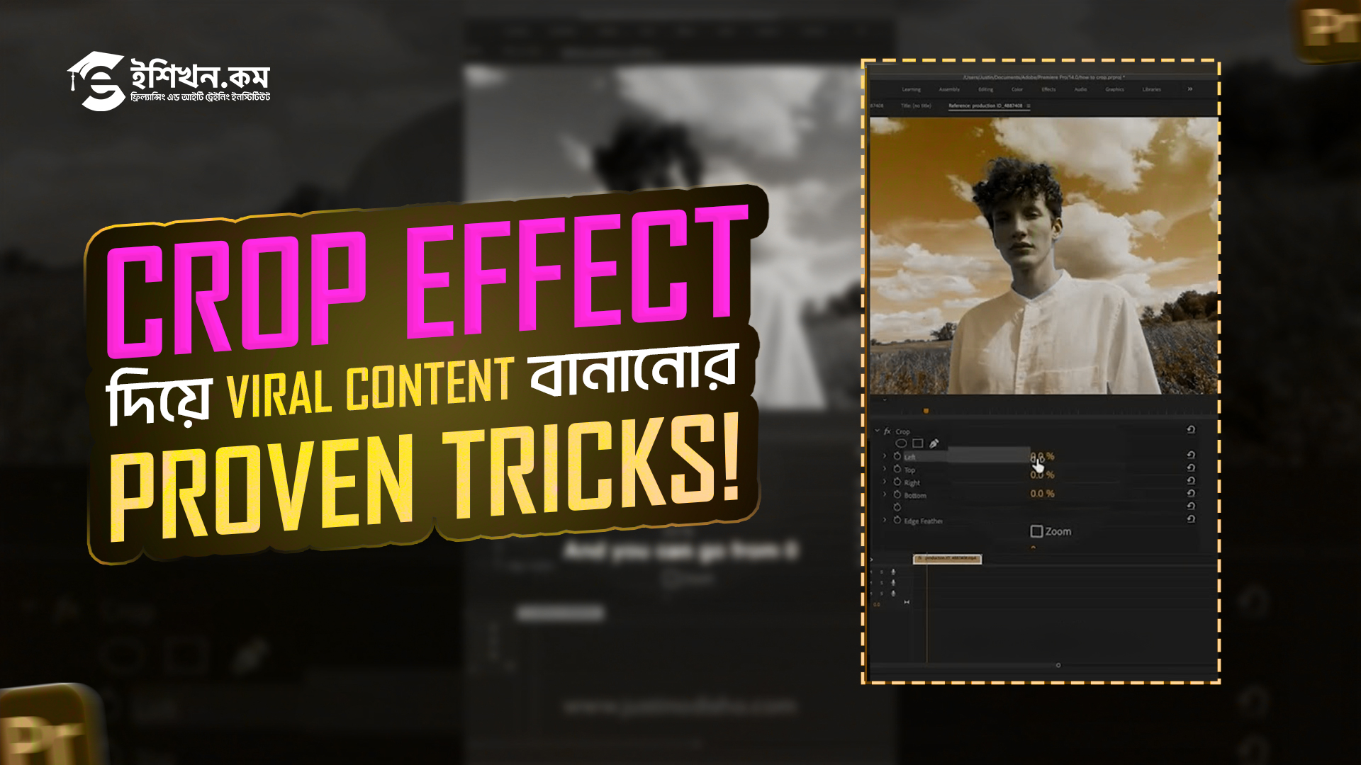 Crop effect video editing tricks